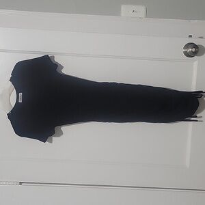 Haley&June all black short sleeve bodycon dress. Knee length Size XS.